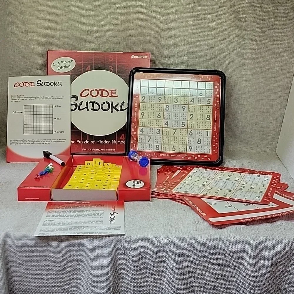 Code Sudoku Hidden Numbers Game 2006 By Pressman‎